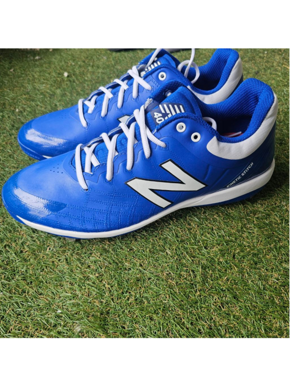 New Balance L4040V5 Metal Baseball Cleats - Royal Blue/White